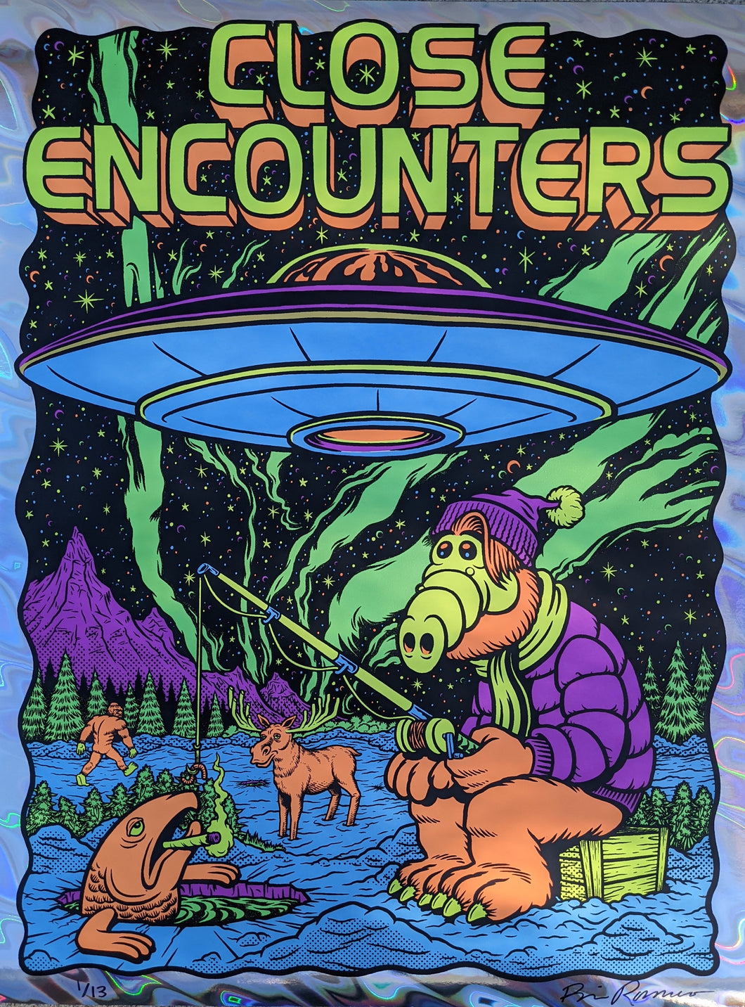 Close Encounters Hologram Poster